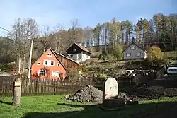 Domy pod železniční zastávkou