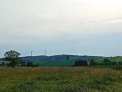 Pohled od východu, v pozadí Wachberg