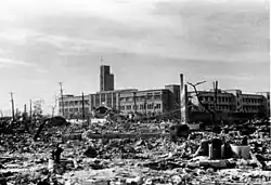 Nemocnice červeného kříže, Hirošima, říjen 1945