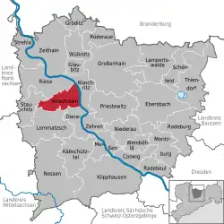 Hirschstein na mapě