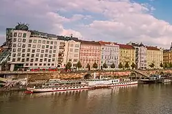 Parník Vyšehrad v Praze na Vltavě