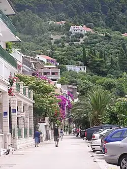 Hlavní ulice Čaklje