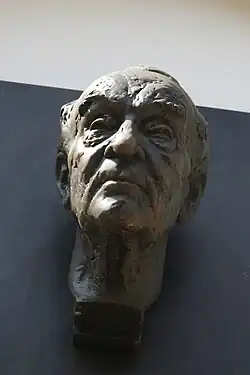 Václav Alois Šrůtek na pamětní desce v Hlinném