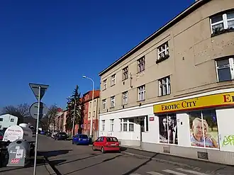 Pohled od Poděbradské