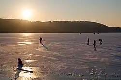 Bruslení na Hlučínském jezeře