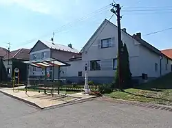 Autobusová zastávka v Hluzově