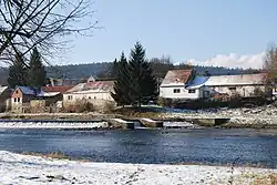 Pohled na část vesnice