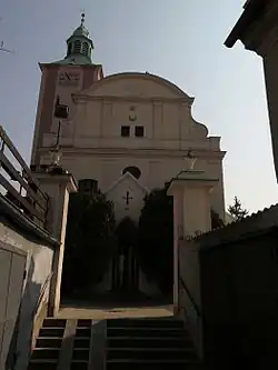 Kostel svatého Otmara v Hoštce, jediný zasvěcený svatému Otmaru v Česku