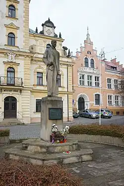 Socha Tomáše Garrigue Masaryka v Hodkovicích nad Mohelkou