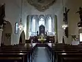 Interiér farního kostela