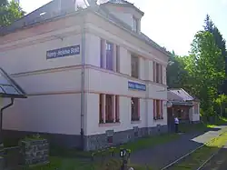 železniční stanice Hamry-Hojsova Stráž