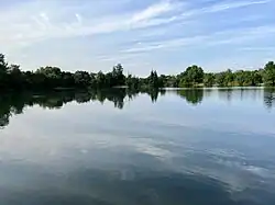 Holásecká jezera v letní podvečer