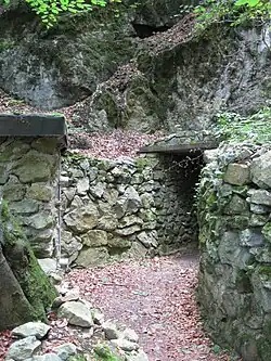 Holštejnská jeskyně - vchod