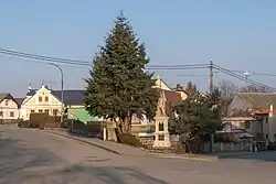 střední část obce