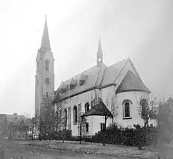 Kostel Svatého Šebestiána kolem roku 1900