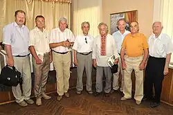 Prezentace knihy Návrat v Ternopilu 2015 (M. Horbal čtvrtý zprava)