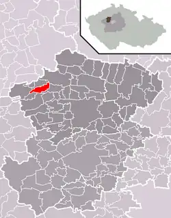 Hořešovice na mapě
