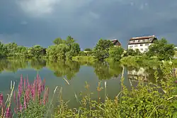 Horní rybník v obci Niva