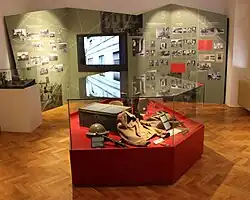 Čast expozice věnovaná operaci Anthropoid