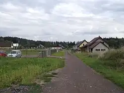 střední část obce