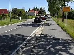 Silnice B 96 vedoucí skrze Oberkainu