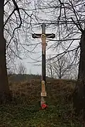 Kříž severně od jádra vesnice