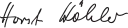 Horst Köhler, podpis