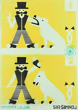 POPROSVET Série šablonových plakátů pro město a ulici (1999)