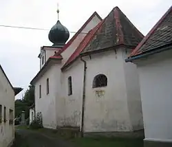 Pohled na kostel od východu