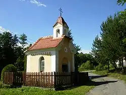 Zvonička v Hostovnici u Krásné Hory nad Vltavou