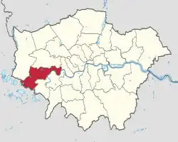 Hounslow na mapě
