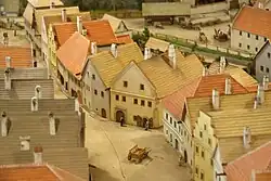 House Hadlíz 23 of model of historic city Třebíč in Pasáž Theather in Třebíč, Třebíč District.jpg