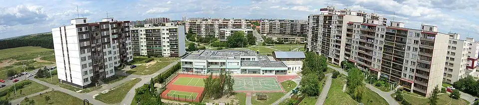 Panorama sídliště