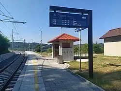 Zastávka v červnu 2024