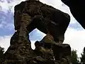 Hrad Rotštejn - skalní blok "Brána"