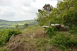 Plošina na vrcholové skalce