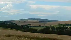 Hradisko, pohled od Mouchnic