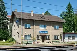 Staniční budova v roce 2025