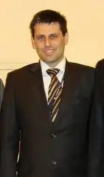 Michael Hrbata při návštěvě v Senátu ČR