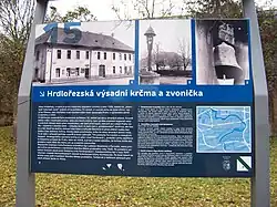 Informační panel na místě