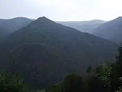 Jihovýchodní výběžky poblíž obce Usť-Čorna