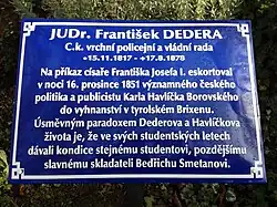 Detail informační tabule