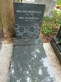 Hrob na Podolském hřbitově