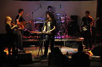 Hromosvod na festivalu v Křídlech, 2013.