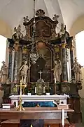 Hlavní oltář svatého Jiljí