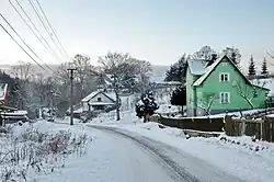Pohled na spodní část vesnice
