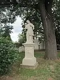 Hrušovany nad Jevišovkou, Jan Nepomucký u hřbitova.jpg