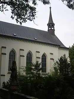 Závěr kostela sv. Josefa v Hrubé Skále