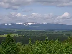 Velká kotlina a Praděd (vpravo)