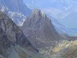 Hrubá veža od severozápadu z Litvorové doliny